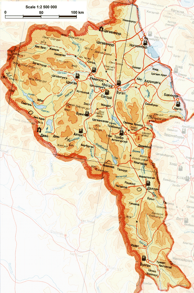 Carte De Bayan Olgii Horseback Mongolia